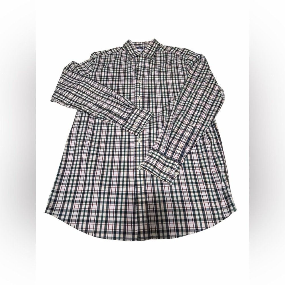 Southern Tide Sz M Charleston Master Plaid Button Down Long Sleeves Sport Shirt